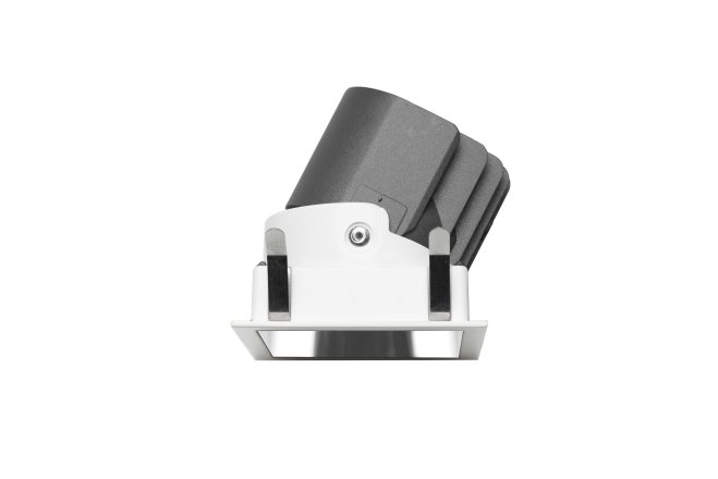 7W防眩可调射灯3000K/36°/开孔×mm/方形/垂直调节30°