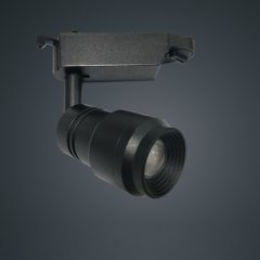 无频闪高显可伸缩可调焦 5-60° 轨道射灯7W餐厅博物馆专用导轨射灯3线/2线商业