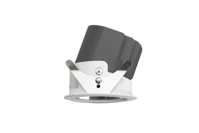7W防眩可调射灯3000K/15°/开孔61mm/圆形/垂直调节30°