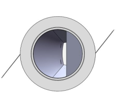 偏光洗墙灯12W  开孔φ90mm 家居办公商业